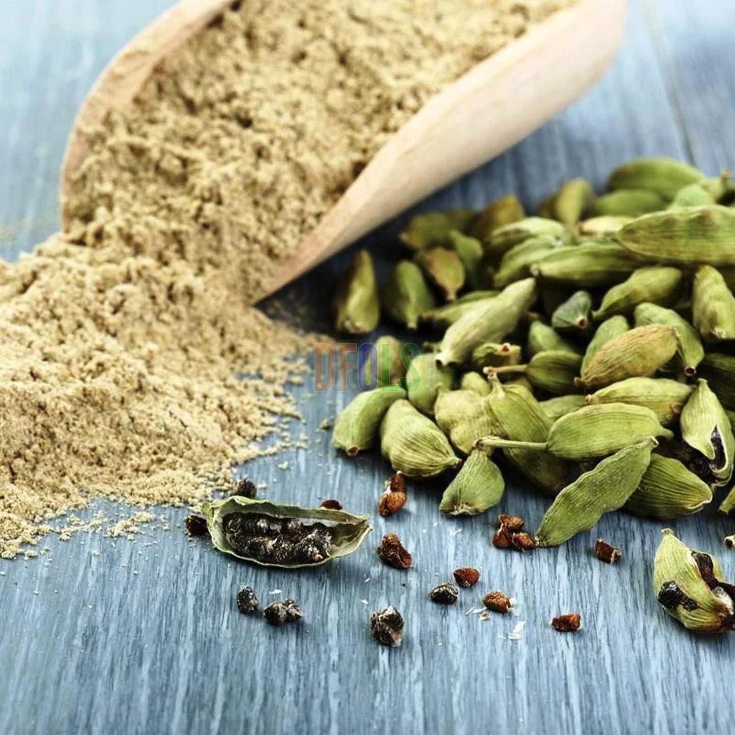 Green Cardamom Powder – 100% Pure & Natural | Premium Elaichi Powder for Cooking, Baking, Tea, Coffee & Desserts | Fresh, Aromatic Spice for Daily Use - DFOLS