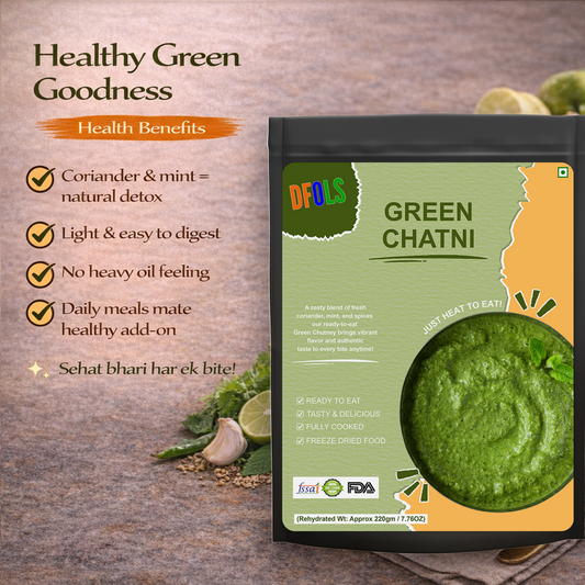 Green Chutney | Authentic Indian Coriander & Mint Dip | Fresh, Flavorful & Ready to Serve | Perfect for Snacks, Sandwiches, Chaats & Cooking | Premium Quality