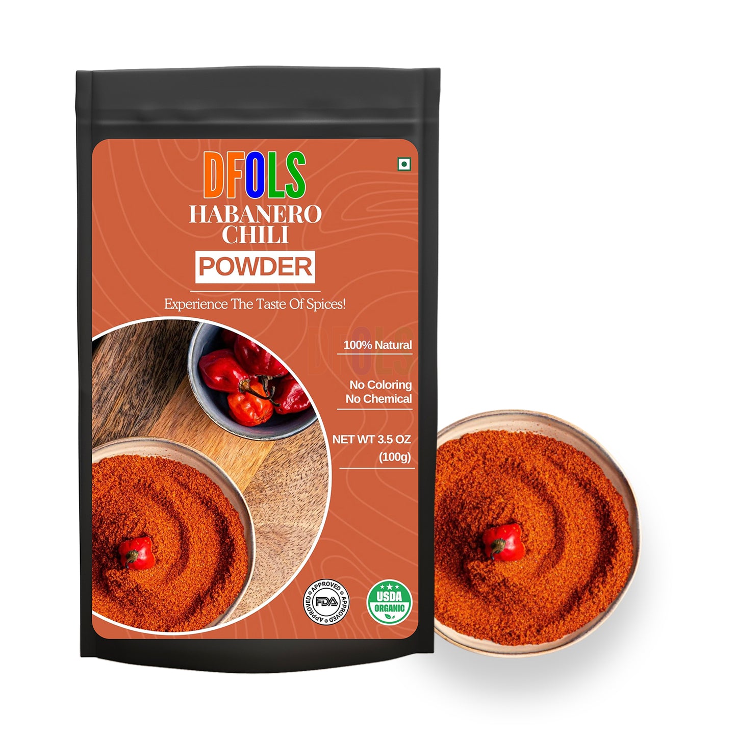 All-Natural Spicy Spice Blend (XX oz) | Bold Heat & Rich Flavor | Ideal for Hot Sauces, Marinades, BBQ, Grilling, Meat Rubs, Curry, Stir-Fry & Everyday Cooking - DFOLS