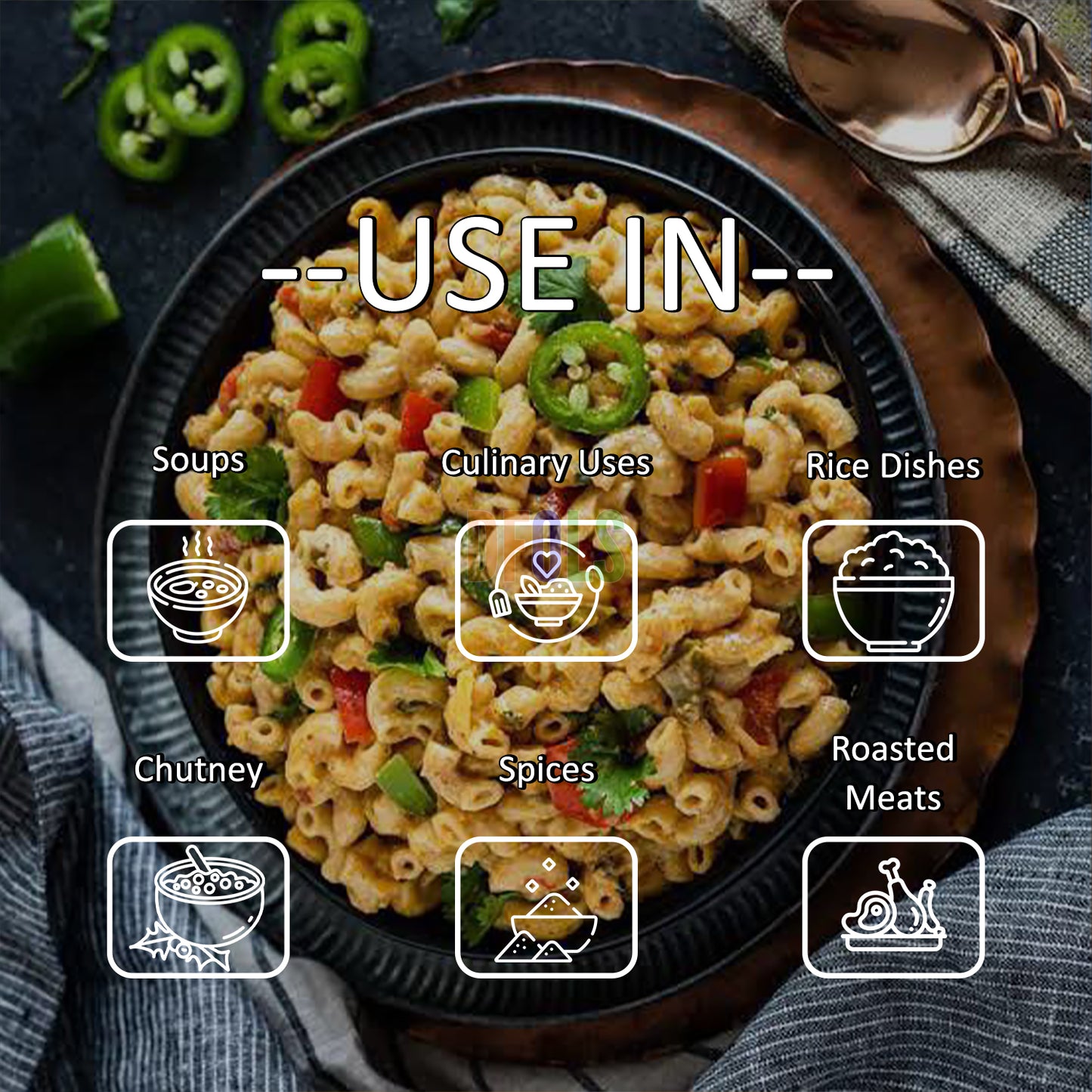 All-Natural Spicy Spice Blend (XX oz) | Bold Heat & Rich Flavor | Ideal for Hot Sauces, Marinades, BBQ, Grilling, Meat Rubs, Curry, Stir-Fry & Everyday Cooking - DFOLS