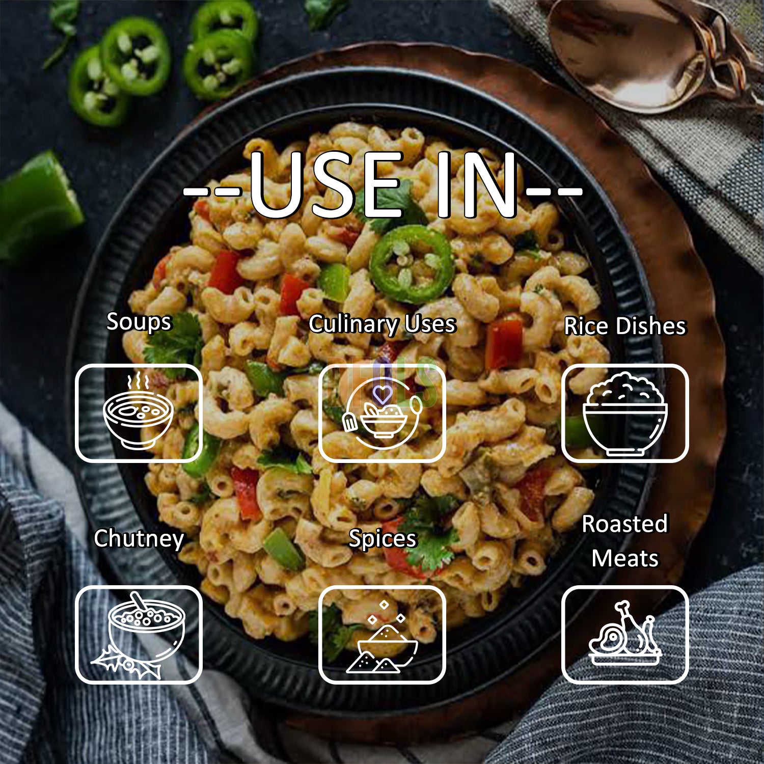 All-Natural Spicy Spice Blend (XX oz) | Bold Heat & Rich Flavor | Ideal for Hot Sauces, Marinades, BBQ, Grilling, Meat Rubs, Curry, Stir-Fry & Everyday Cooking - DFOLS