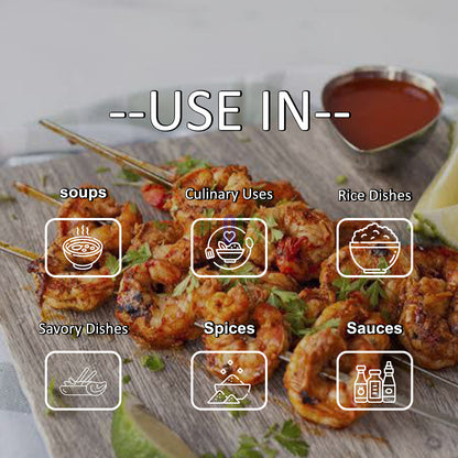 Organic Harissa Powder – Bold Moroccan Chili Seasoning for Heat & Depth | Great for Meats, Soups, Sauces & Veggies | No Salt, Vegan, Non-GMO, Authentic & All-Natural Spice - DFOLS