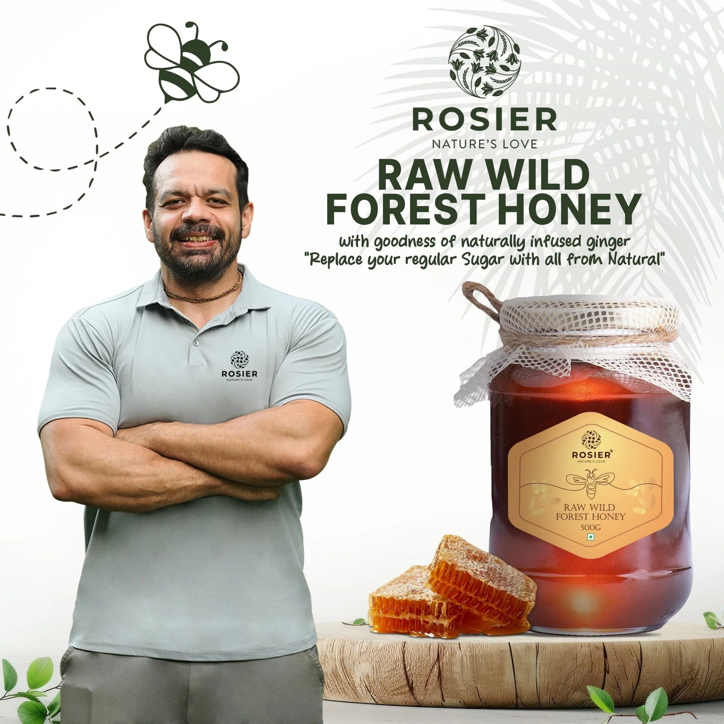 Raw Wild Forest Honey | 100% Pure, Unprocessed & Natural | Rich Aroma, No Added Sugar or Preservatives