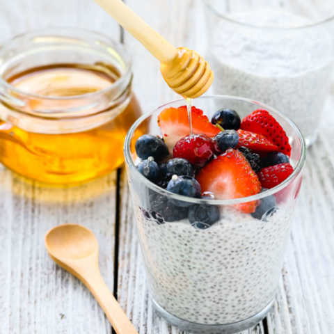 🥄 Honey Chia Pudding