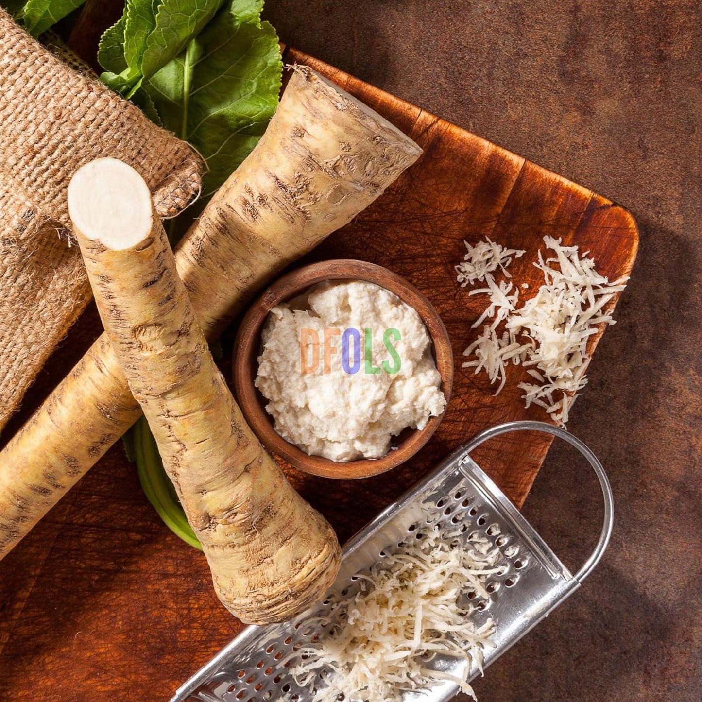 Organic and Premium All-Natural Horseradish Powder – Non-GMO, Gluten-Free, Perfect for Sauces, Dressings, and Spices - DFOLS