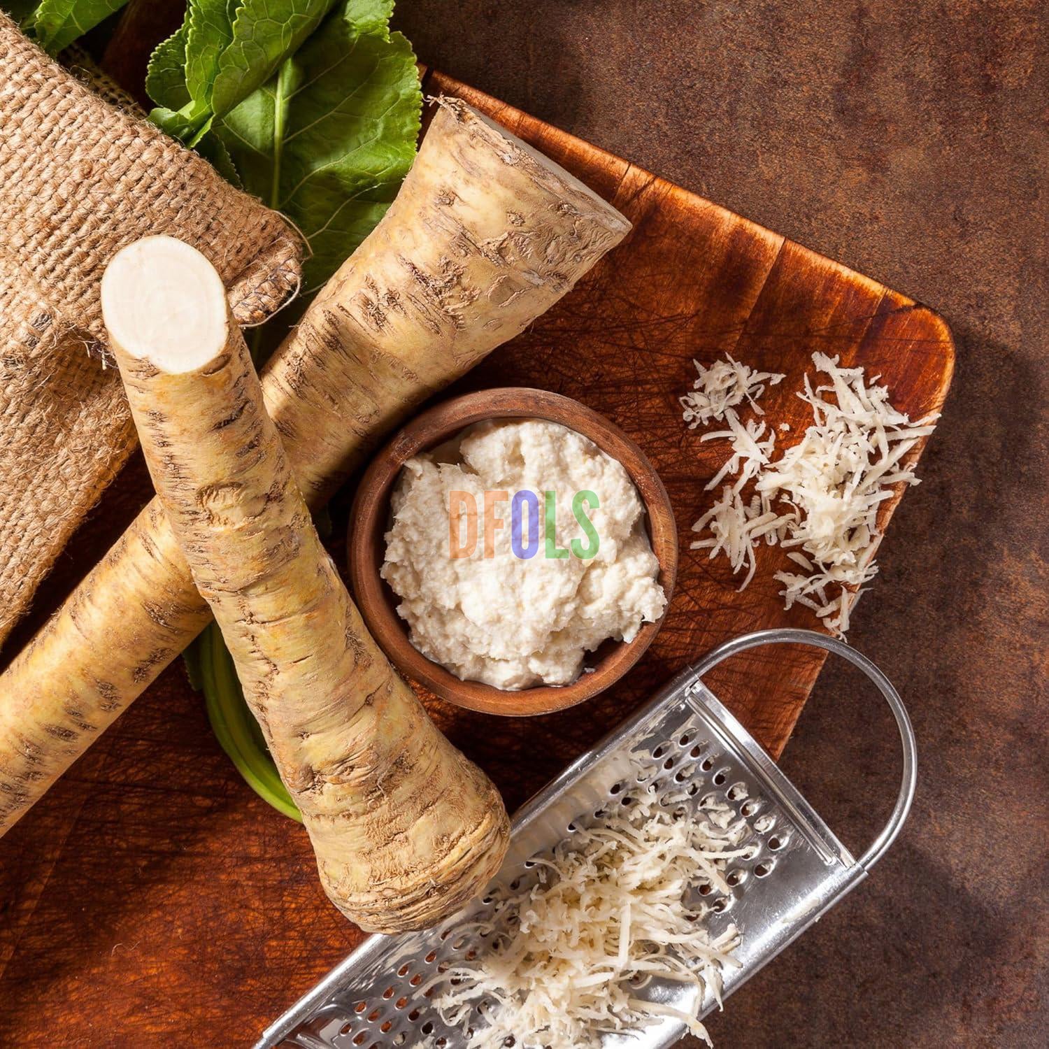 Organic and Premium All-Natural Horseradish Powder – Non-GMO, Gluten-Free, Perfect for Sauces, Dressings, and Spices - DFOLS