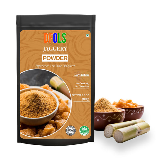 Pure Natural Jaggery Powder – Non-GMO, Gluten-Free, and Unprocessed Sweetener for Health-Conscious Consumers