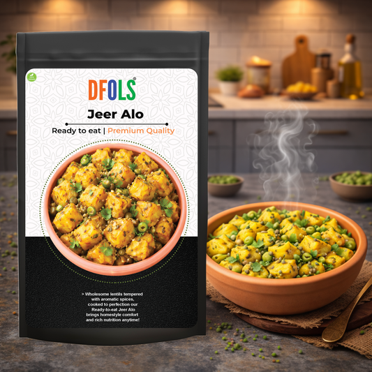 Dfols Jeera Aloo Ready to Eat Cumin Potato Curry 0.49lb 7.76oz 220g ジーラアルー