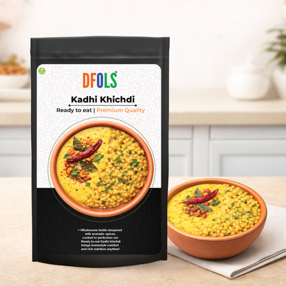 DFOLS Kadhi Khichdi Ready to Eat Yogurt Rice Meal 0.55lb 8.82oz 250g カディキチュリ