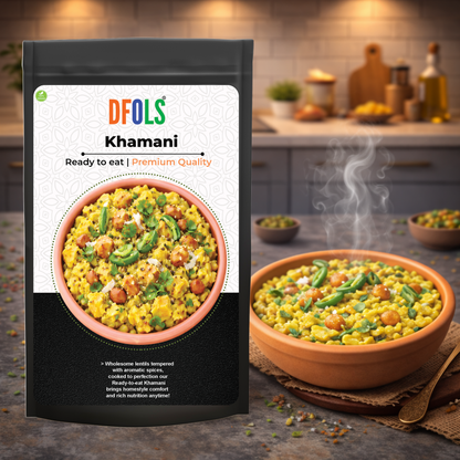 Dfols Khamani Ready to Eat Gujarati Steamed Snack 0.33lb 5.29oz 150g カマニ
