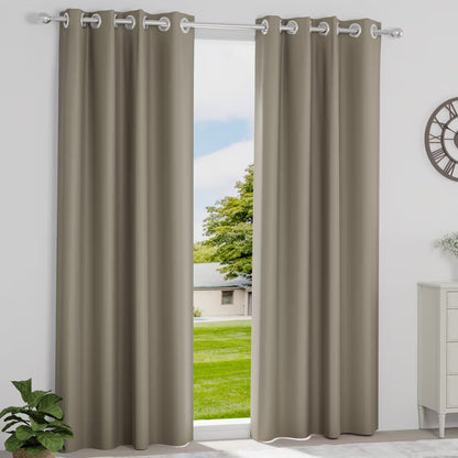 DFOLS Barkana Blackout Curtains – Premium Blue Door Curtain Set