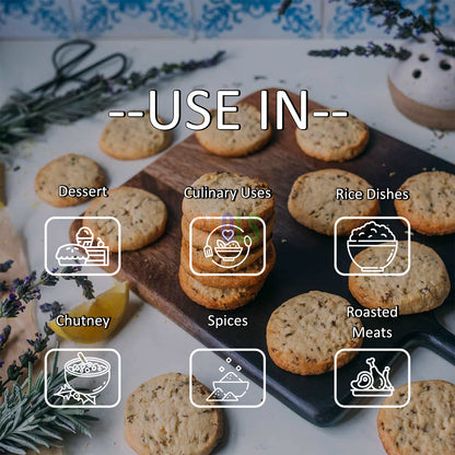 100% Pure Natural Dried Lavender Flowers – Premium Grade for Skincare, Relaxation, Aromatherapy, Tea, Cooking, Crafts, Potpourri, DIY Beauty Products & Home Fragrance - DFOLS