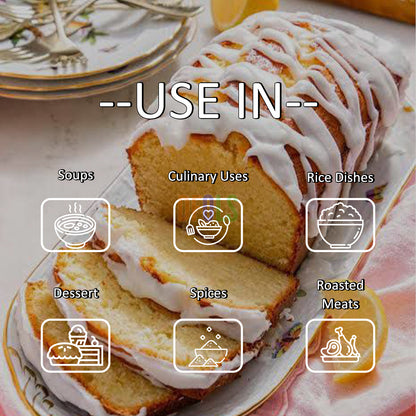 Organic Lemon Peel Powder | 100% Natural & Pure Citrus Zest Powder | Rich in Vitamin C | Perfect for Cooking, Baking, Skin Care, Detox Drinks & Herbal Remedies - DFOLS