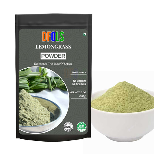 Lemongrass Powder  freshly ground dried herb. Used for cooking and tea. - DFOLS