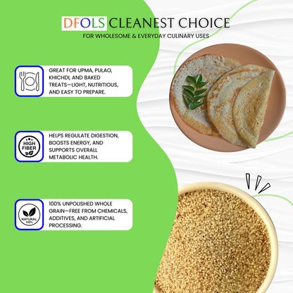 DFOLS Little Millet Whole Grain Light 0.55lb 8.82oz 250g リトルミレット