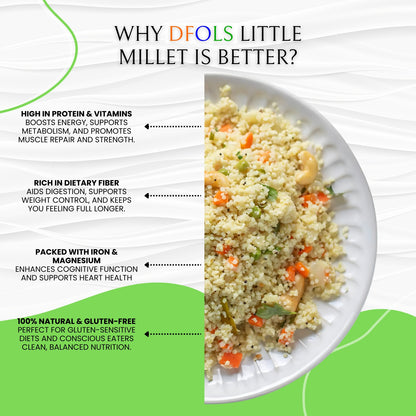 DFOLS Little Millet Whole Grain Light 0.55lb 8.82oz 250g リトルミレット