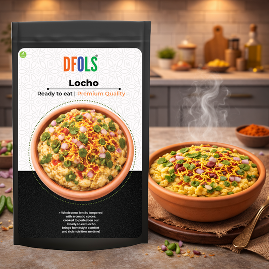 Dfols Locho Ready to Eat Gujarati Steamed Snack 0.33lb 5.29oz 150g ローチョ