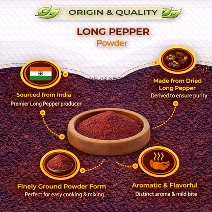 Dfols Long Pepper Powder 100g (3.5oz / 0.22lb) Pure Natural Spice – ロングペッパー