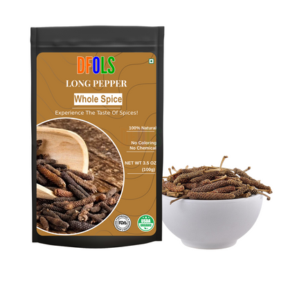 DFOLS Long Pepper Whole Spice Cooking 0.22lb 3.5oz 100g ヒハツ