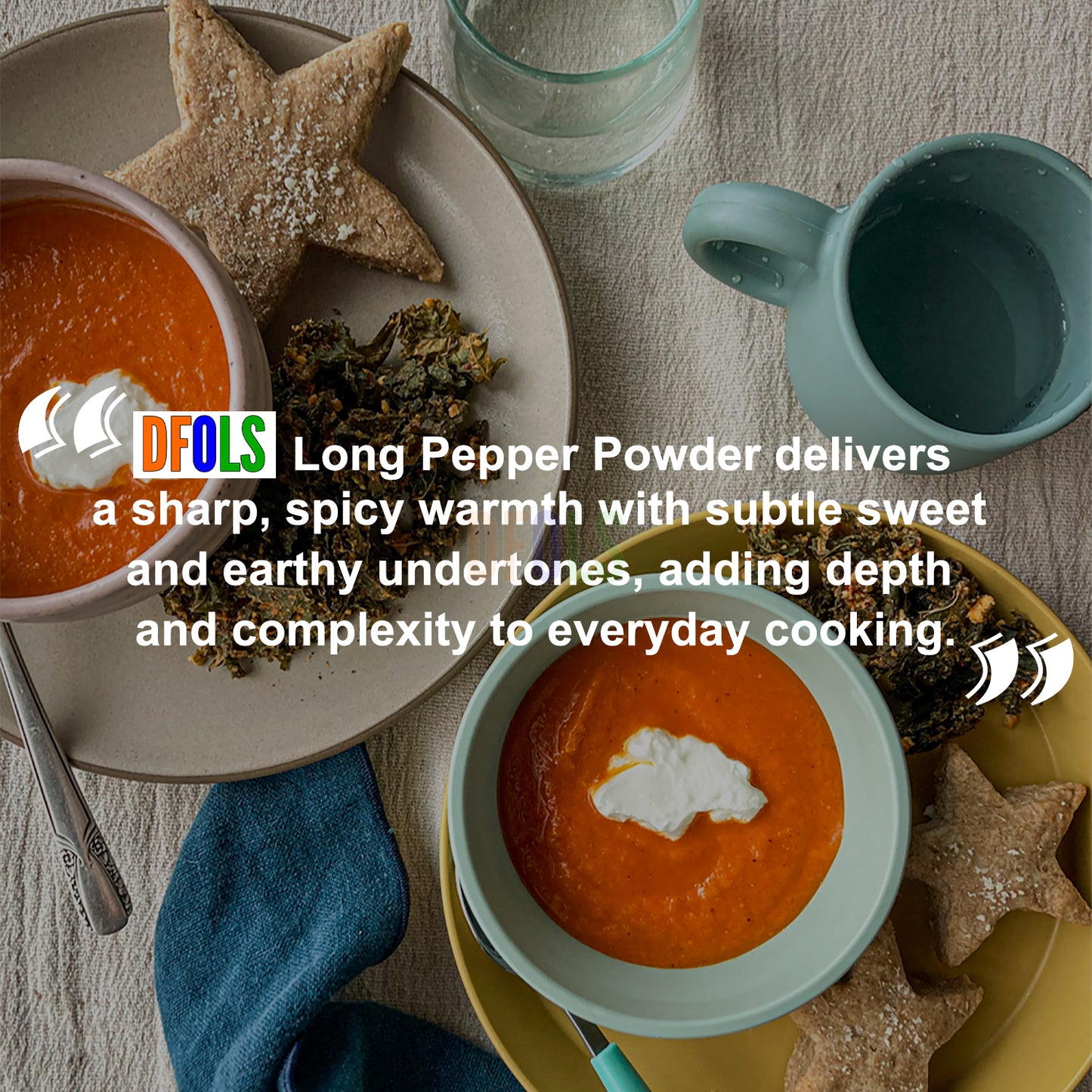 Organic Long Pepper Powder | 100% Pure & Natural Spice | Premium Pippali for Cooking, Ayurveda & Wellness - DFOLS