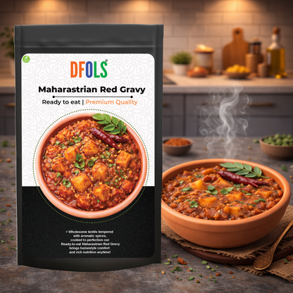 Dfols Maharashtrian Red Gravy Ready to Eat Spicy Curry0. 8.82oz 250gマハラシュトラレッドグレ