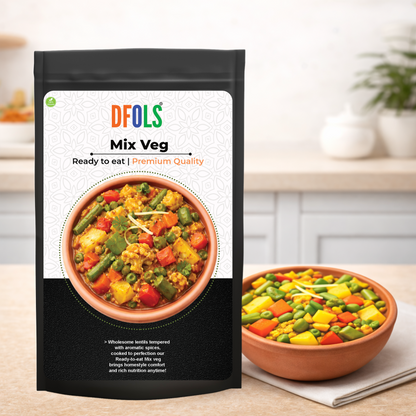 DFOLS Mix Veg Ready to Eat Indian Vegetable Curry 0.55lb 8.82oz 250g ミックスベジ