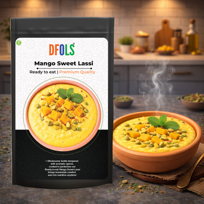 Dfols Mango Sweet Lassi Ready to Drink Yogurt Beverage 8.82oz 250g マンゴーラッシー