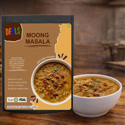 Moong Masala Ready-to-Eat | Protein-Rich Indian Lentil Curry with Aromatic Spices | Heat & Serve Meal | Natural Ingredients, Flavorful & Nutritious