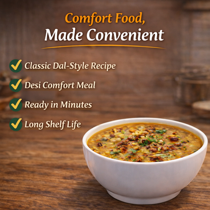 Moong Masala Ready-to-Eat | Protein-Rich Indian Lentil Curry with Aromatic Spices | Heat & Serve Meal | Natural Ingredients, Flavorful & Nutritious