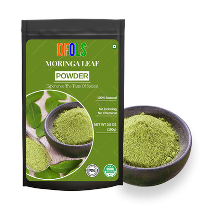 Moringa Powder for Energy & Wellness | Non-GMO, Gluten-Free Superfood | Natural Vitamin-Rich Green Powder for Immunity, Detox, Digestion & Overall Health