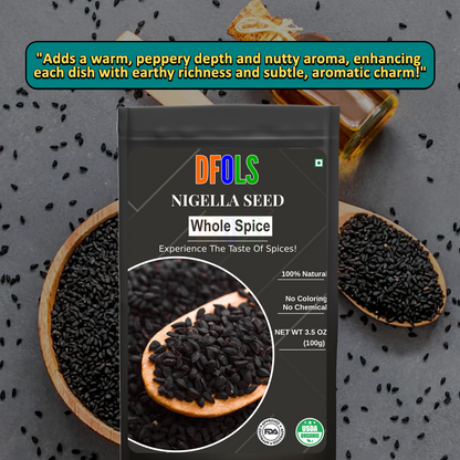 DFOLS Nigella Seed Whole Spice Cooking 0.22lb 3.5oz 100g ブラッククミン