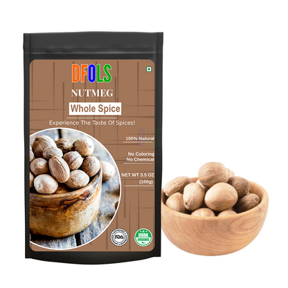 DFOLS Nutmeg Whole Spice Cooking 0.22lb 3.5oz 100g ナツメグパウダー