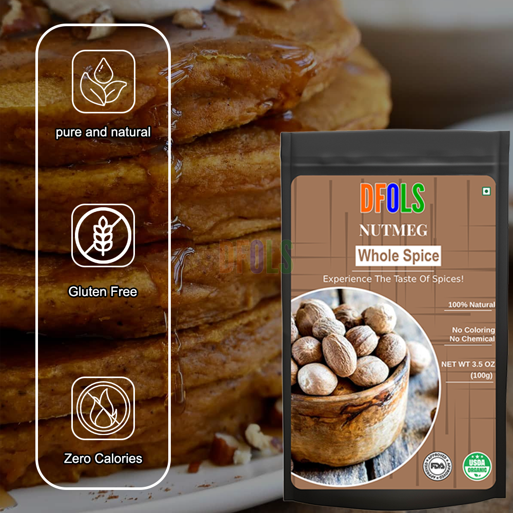 DFOLS Nutmeg Whole Spice Cooking 0.22lb 3.5oz 100g ナツメグパウダー