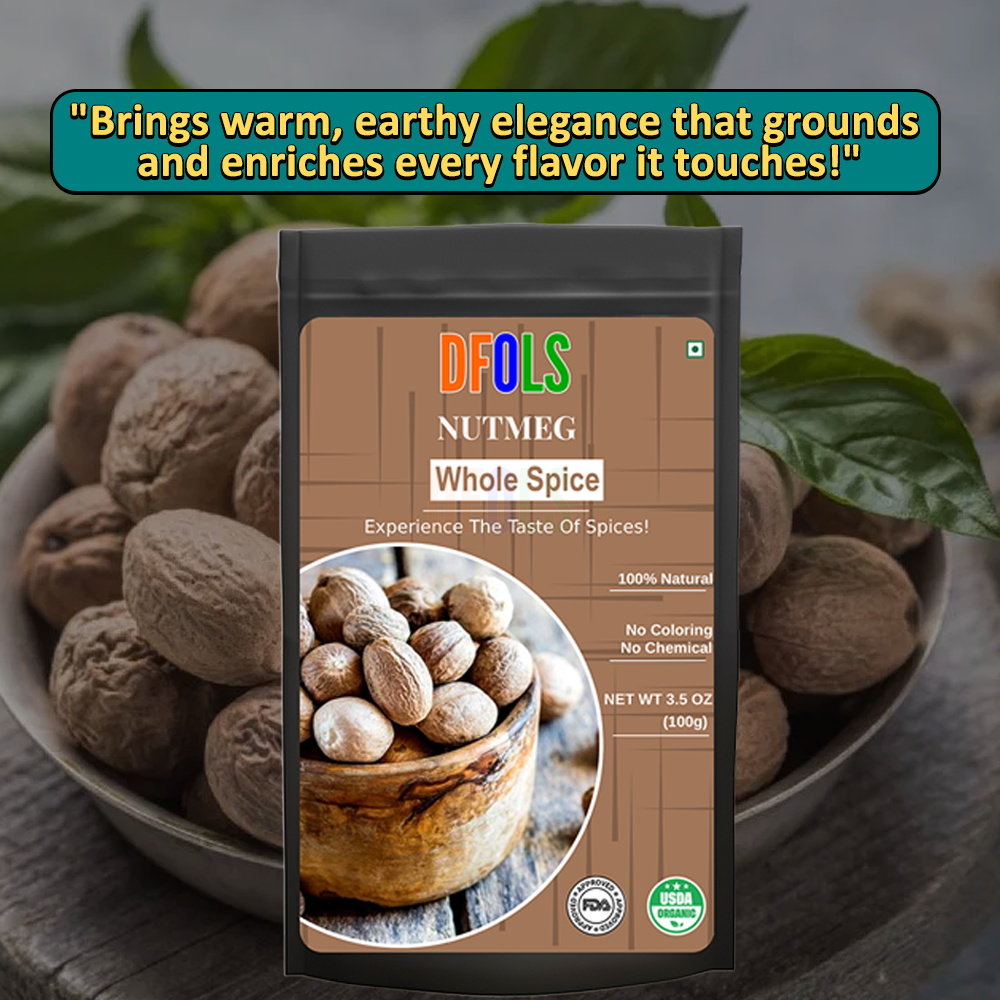 DFOLS Nutmeg Whole Spice Cooking 0.22lb 3.5oz 100g ナツメグパウダー
