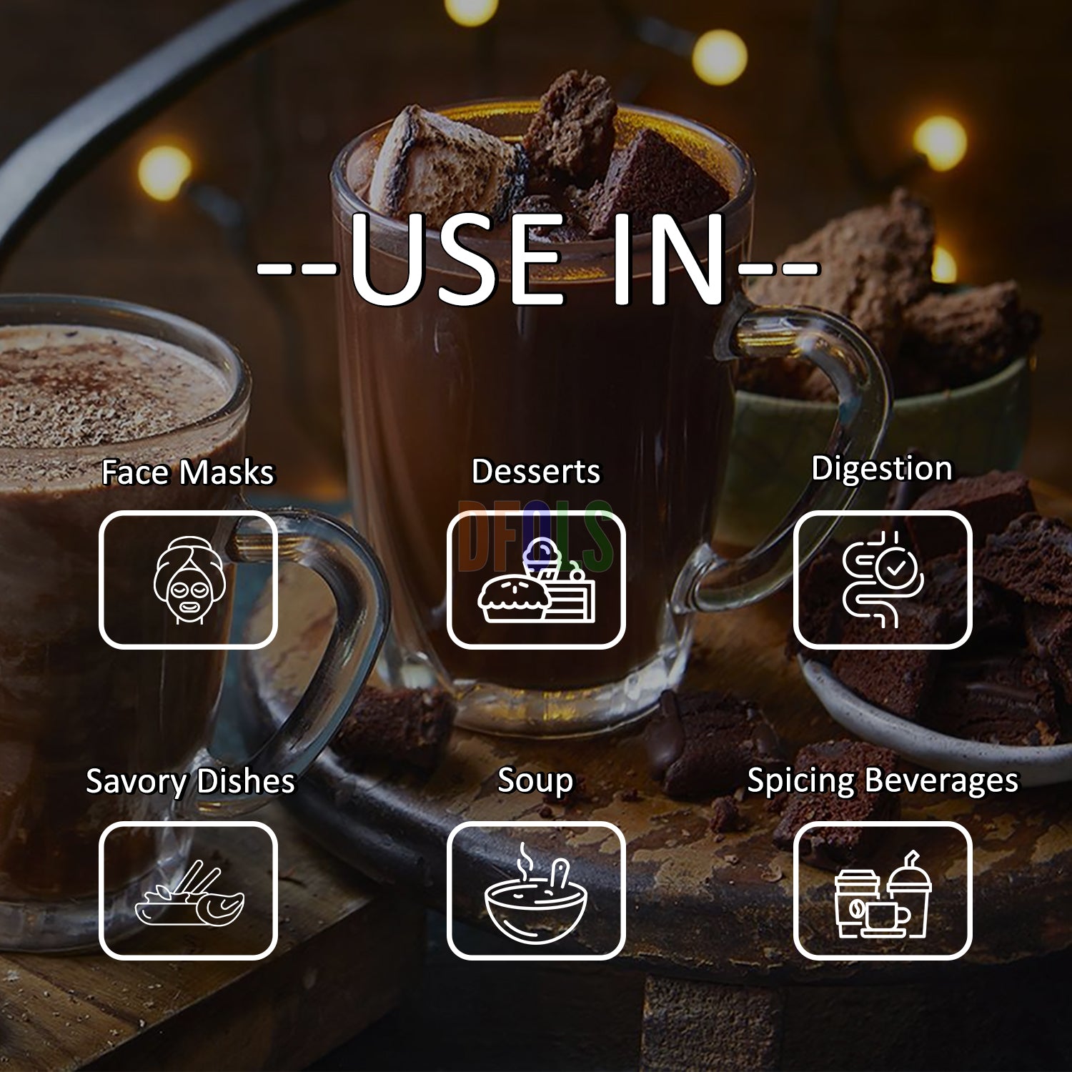 Organic Ground Nutmeg 2.3 oz Jar | Pure, Aromatic & Spicy-Sweet Flavor | USDA Organic | Kosher | Non-GMO | No ETO | Freshly Ground Premium Quality Spice - DFOLS