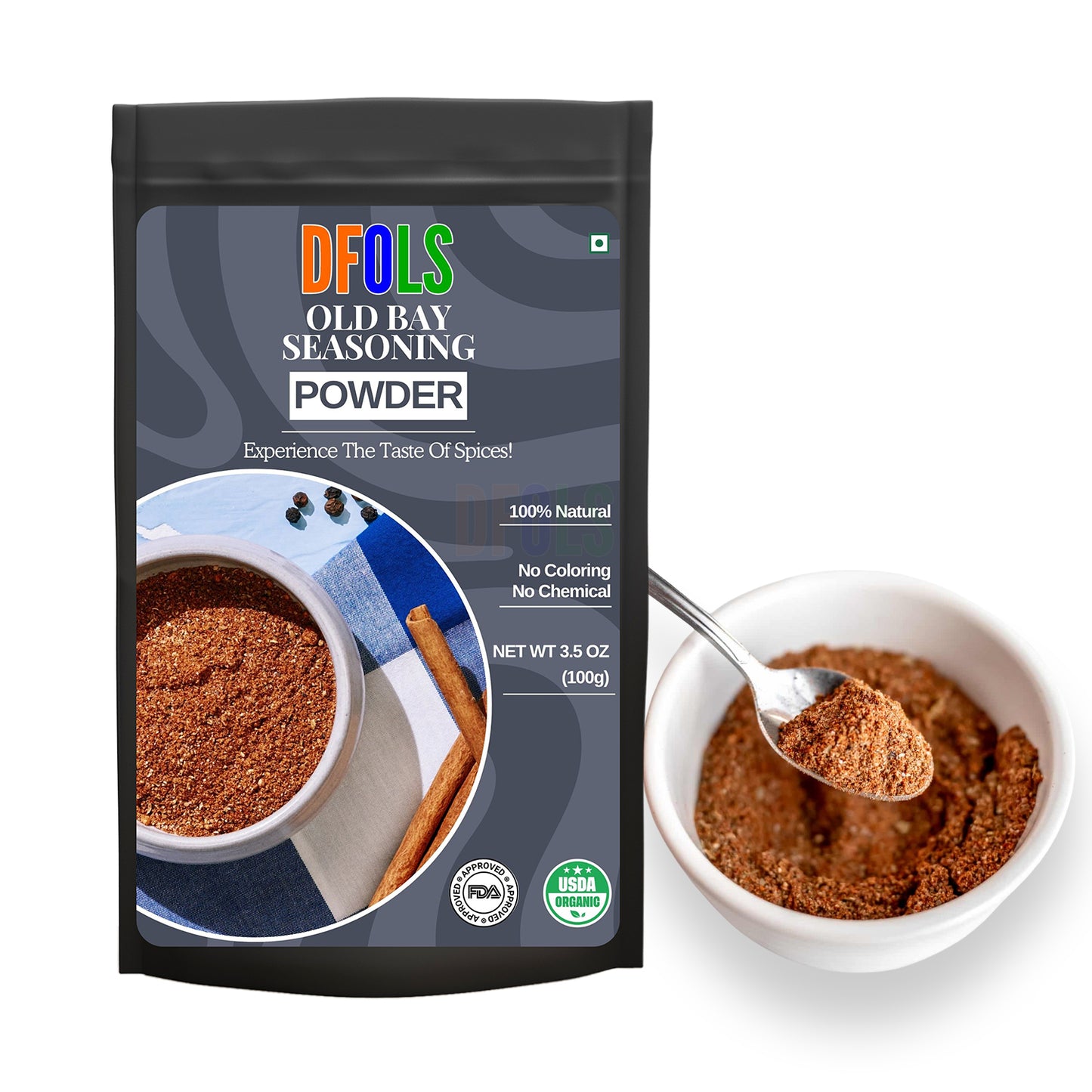 OLD BAY Seasoning, 1 lb All-Purpose Seafood & Meat Spice Blend for Crabs, Shrimp, Chicken, Chowder, Fries & More – Classic Flavor Enhancer for Cooking and Grilling - DFOLS