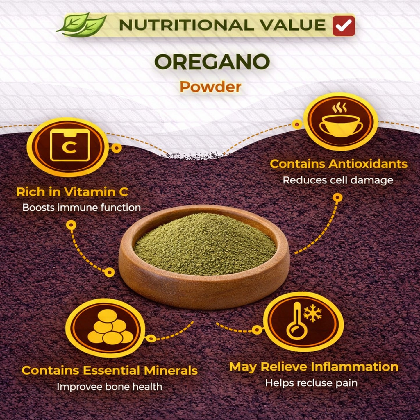 Dfols Oregano Powder 100g (3.5oz / 0.22lb) Pure Natural Herb – オレガノパウダー