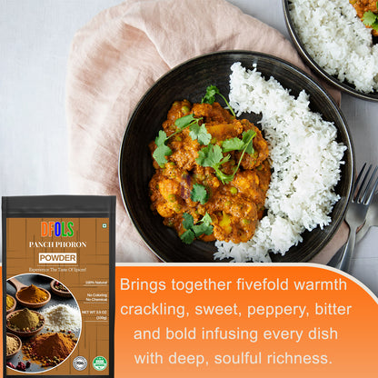 Panch Puran | All Natural Bengali 5-Spice Blend | Vegan, Gluten-Friendly, NON-GMO, Kosher | Authentic Indian Origin Seasoning - DFOLS