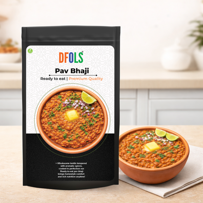 DFOLS Pav Bhaji Ready to Eat Indian Mashed Veg Curry 0.55lb 8.82oz 250g パーヴバージー