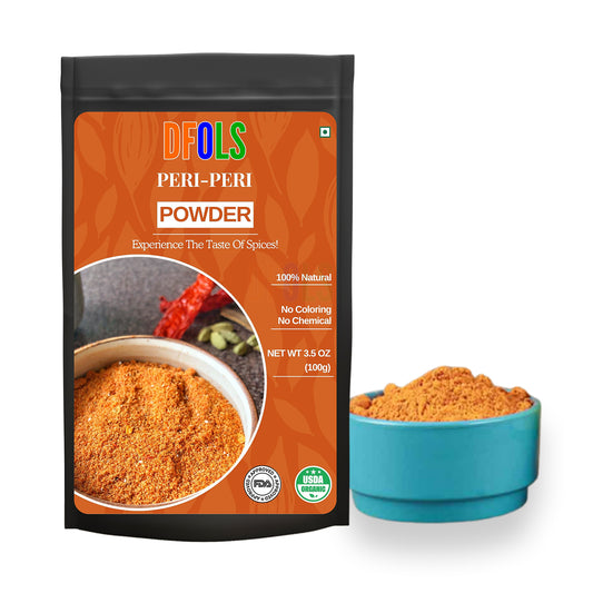 Peri-Peri Powder – Spicy, Smoky Chili Blend for Cooking, Seasoning, and Sauces – Non-GMO & Gluten-Free - DFOLS
