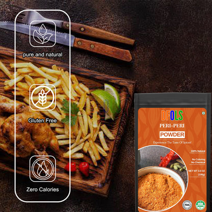 Peri-Peri Powder – Spicy, Smoky Chili Blend for Cooking, Seasoning, and Sauces – Non-GMO & Gluten-Free - DFOLS