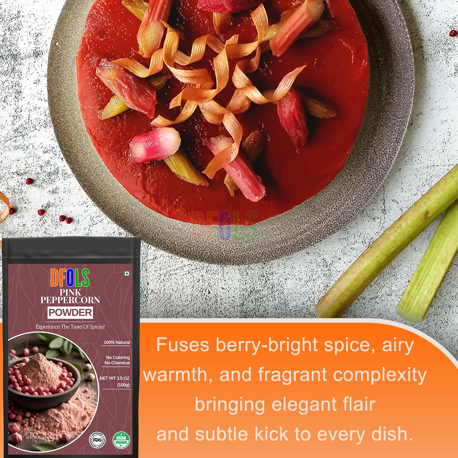 Premium Quality, All-Natural Spicy and Fruity Seasoning – Perfect for Cooking, Baking, and DIY Recipes - DFOLS