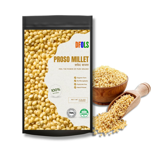 DFOLS Proso Millet Whole Grain Neutral 0.55lb 8.82oz 250g プロソミレット
