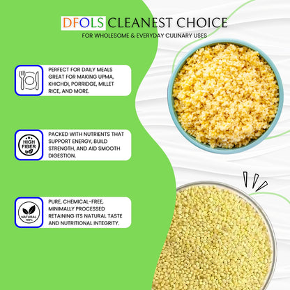 DFOLS Proso Millet Whole Grain Neutral 0.55lb 8.82oz 250g プロソミレット