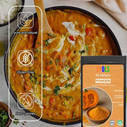 Pumpkin Powder for Cooking & Baking | 100% Natural, Gluten-Free, Keto-Friendly | Rich Flavor for Soups, Smoothies, Breads, Baby Food & Desserts | Vegan, Non-GMO Pantry Essential