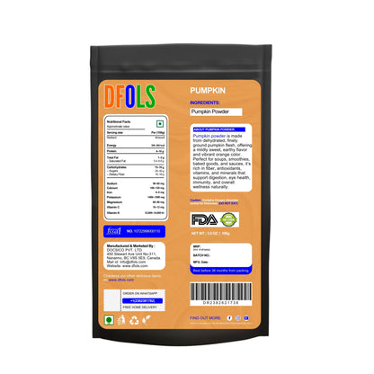 Pumpkin Powder for Cooking & Baking | 100% Natural, Gluten-Free, Keto-Friendly | Rich Flavor for Soups, Smoothies, Breads, Baby Food & Desserts | Vegan, Non-GMO Pantry Essential