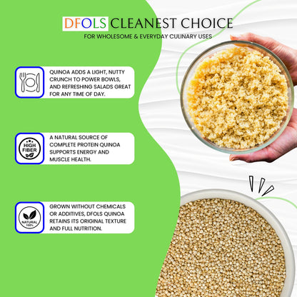 Organic Quinoa | Gluten-Free Superfood | High Protein, High Fiber & Non-GMO | Vegan Whole Grain for Healthy Cooking, Salads, Bowls & Weight Management | Premium Quality
