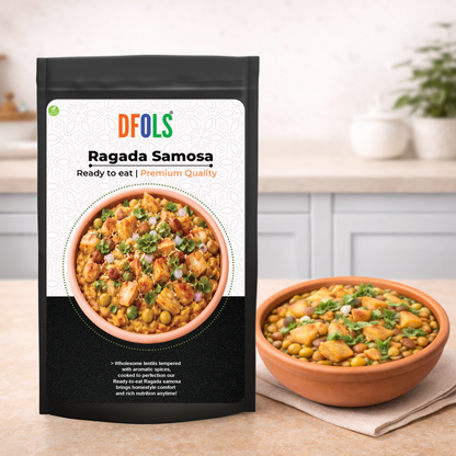 Dfols Ragada Samosa Ready to Eat Street Food Curry 0.33lb 5.29oz 150g ラガダサモサ