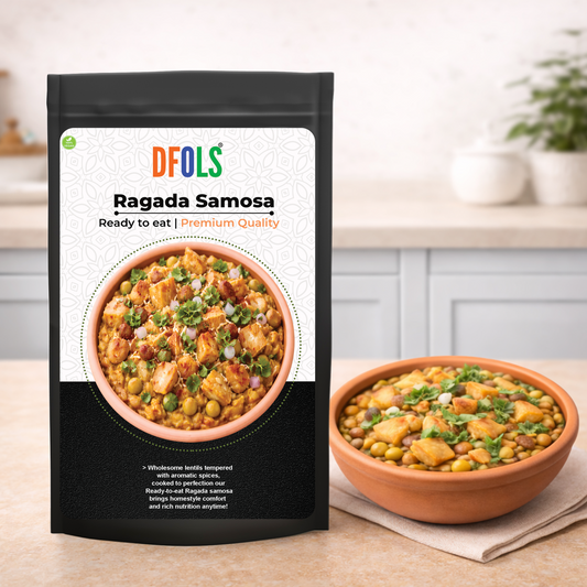 Dfols Ragada Samosa Ready to Eat Street Food Curry 0.33lb 5.29oz 150g ラガダサモサ