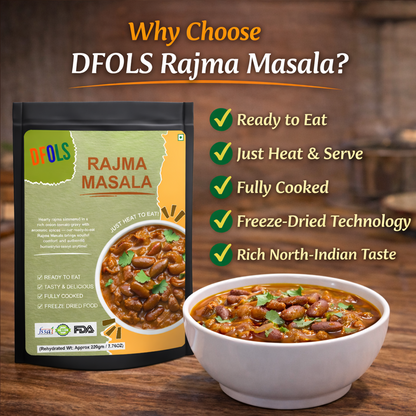 Rajma Masala | Protein-Rich Kidney Bean Curry | Authentic Indian Spices | Ready to Eat | Heat & Serve Meal | Delicious & Nutritious Vegetarian Curry